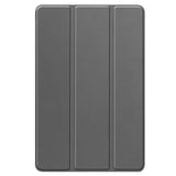 Lenovo Tab P12 Magnetisk Tri-Fold Skinn Deksel m. Stativfunksjon - Grå