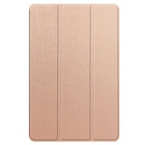 Lenovo Tab P12 Magnetisk Tri-Fold Skinn Deksel m. Stativfunksjon - Rose Gull
