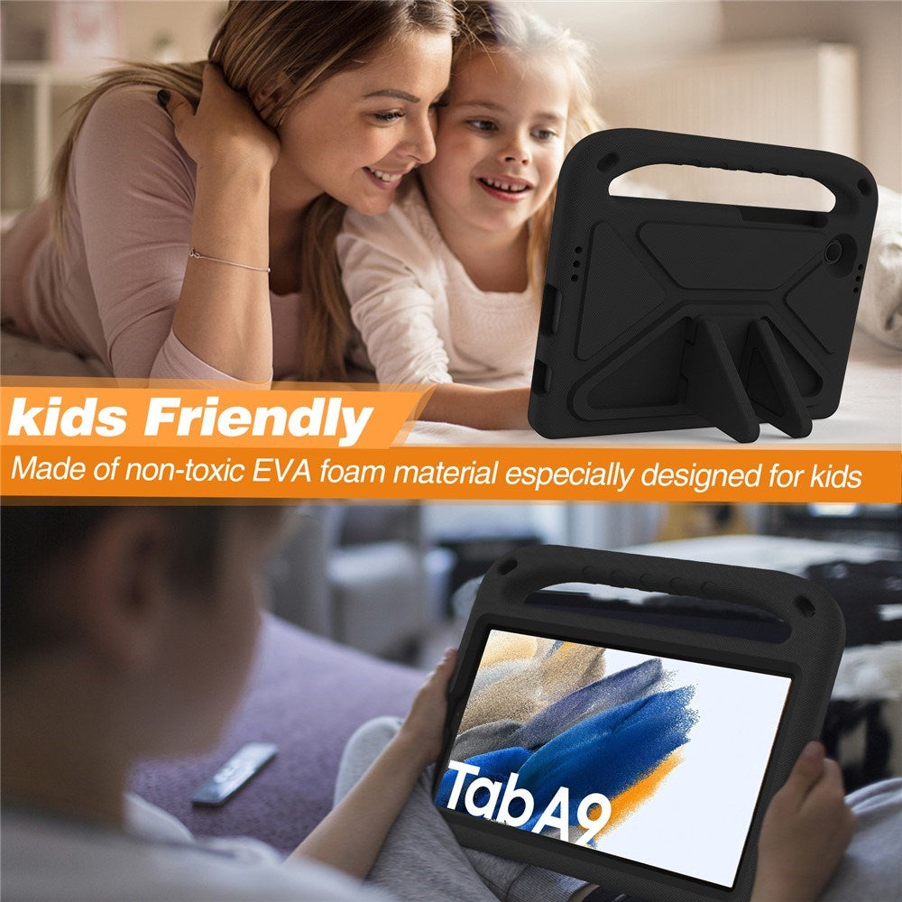 EIDERWOOD Samsung Galaxy Tab A11 / A9  Barnedeksel m. Kickstand - Svart