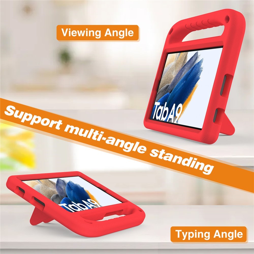 EIDERWOOD Samsung Galaxy Tab A11 / A9  Barnedeksel m. Kickstand - Rød
