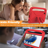 EIDERWOOD Samsung Galaxy Tab A11 / A9  Barnedeksel m. Kickstand - Rød