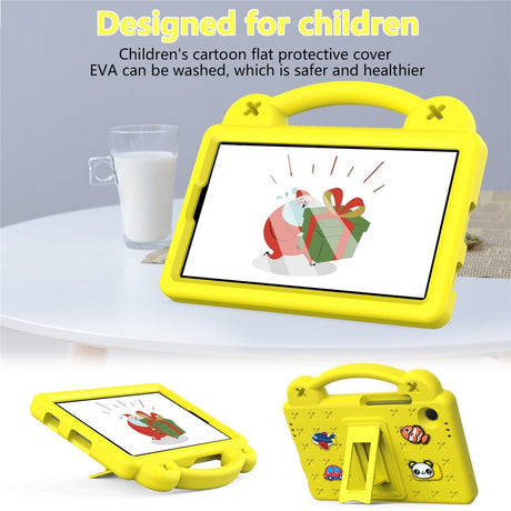 EIDERWOOD Samsung Galaxy Tab A11 / A9  Barnedeksel m. Kickstand - Gul