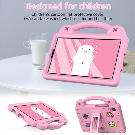 EIDERWOOD Samsung Galaxy Tab A11 / A9  Barnedeksel m. Kickstand - Rosa