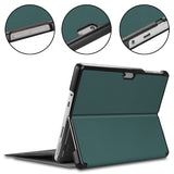 EIDERWOOD Microsoft Surface Go 4 Kunstskinn Flip Deksel - Grønn