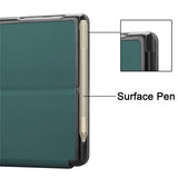 EIDERWOOD Microsoft Surface Go 4 Kunstskinn Flip Deksel - Grønn