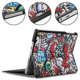 EIDERWOOD Microsoft Surface Go 4 Flip Deksel med Ståfunksjon - Graffiti