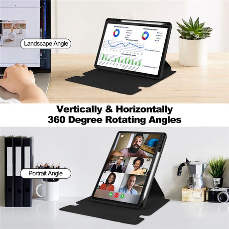 Lenovo Idea Tab 11" / Tab M11 EIDERWOOD Nettbrettdeksel med Pekepennholder – Svart