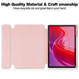 Lenovo Idea Tab 11" / Tab M11 EIDERWOOD Nettbrettdeksel med Pekepennholder – Rosa
