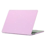 MacBook Air 13" M5/M4/M3/M2 (2026-2022) Hardplast Deksel med Glitterdesign - Lilla