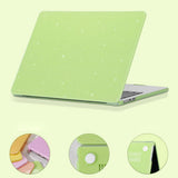 MacBook Air 13" M5/M4/M3/M2 (2026-2022) Hardplast Deksel med Glitterdesign - Lilla