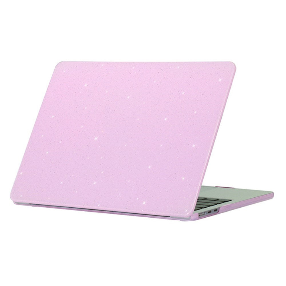 MacBook Air 15" M5/M4/M3/M2 (2026-2023) Hardplast Deksel med Glitterdesign - Lilla