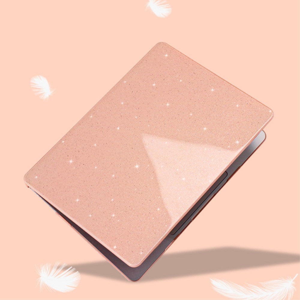 MacBook Air 15" M5/M4/M3/M2 (2026-2023) Hardplast Deksel med Glitterdesign - Lilla