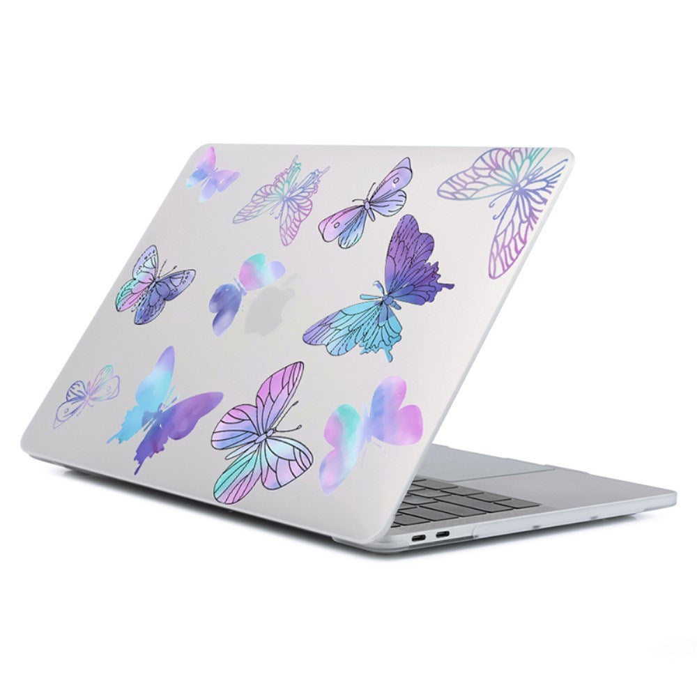 MacBook Air 13" M5/M4/M3/M2 (2026-2022) Hardplastdeksel – Sommerfugler