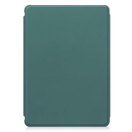EIDERWOOD iPad Pro 11" (2025 / 2024) Hybrid Flip Deksel m. Roterende Stativfunksjon - Gjennomsiktig / Grønn