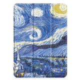 EIDERWOOD iPad Pro 11" (2025 / 2024) Tri-Fold Deksel i Kunstskinn med Sleep-Funksjon - Himmel