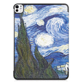 EIDERWOOD iPad Pro 11" (2025 / 2024) Tri-Fold Deksel i Kunstskinn med Sleep-Funksjon - Himmel