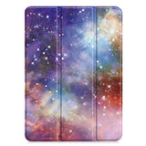 EIDERWOOD iPad Pro 11" (2025 / 2024) Tri-Fold Deksel i Kunstskinn med Sleep-Funksjon - Galaxy