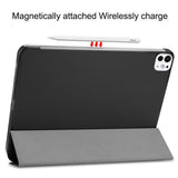 EIDERWOOD iPad Pro 11" (2025 / 2024) Tri-Fold Skinn Flip Deksel - Svart