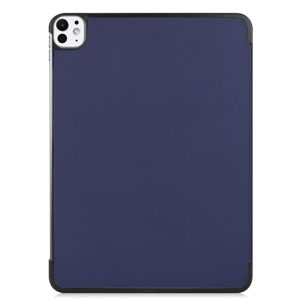 EIDERWOOD iPad Pro 11" (2025 / 2024) Tri-Fold Skinn Flip Deksel - Mørke Blå