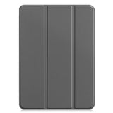 EIDERWOOD iPad Pro 11" (2025 / 2024) Tri-Fold Skinn Flip Deksel - Grå