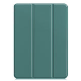 EIDERWOOD iPad Pro 11" (2025 / 2024) Tri-Fold Skinn Flip Deksel - Grønn