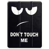 EIDERWOOD iPad Pro 11" (2025 / 2024) Tri-Fold Kunstskinn Flip Deksel m. Våkne / Sove Funksjon - Don't Touch Me