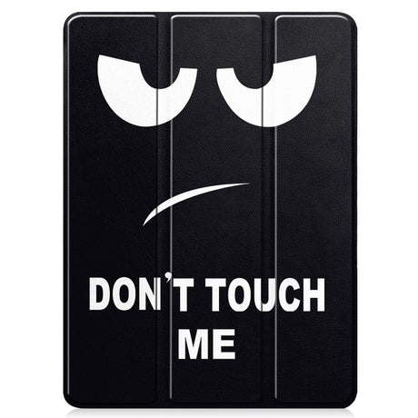 EIDERWOOD iPad Pro 11" (2025 / 2024) Tri-Fold Kunstskinn Flip Deksel m. Våkne / Sove Funksjon - Don't Touch Me