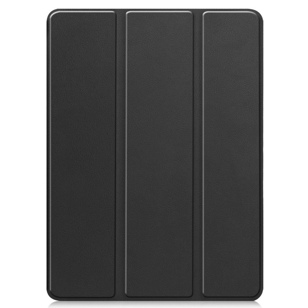 EIDERWOOD iPad Pro 11" (2025 / 2024) Tri-Fold Kunst Skinn Deksel med Apple Pencil Holder - Svart