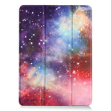 EIDERWOOD iPad Air 11" (2026 / 2025 / 2024) Tri-Fold Kunstskinn Flip Deksel m. Våkne / Sove Funksjon - Galaxy