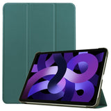EIDERWOOD iPad Air 11" (2026 / 2025 / 2024) Litchi Tri-Fold Skinn Flip Deksel - Grønn