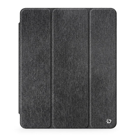 iPad Air 13" (2026 / 2025 / 2024) DUX DUCIS Unid Series Tri-Fold Flip Deksel - Gjennomsiktig / Svart