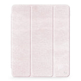 iPad Air 13" (2026 / 2025 / 2024) DUX DUCIS Unid Series Tri-Fold Flip Deksel - Gjennomsiktig / Pink