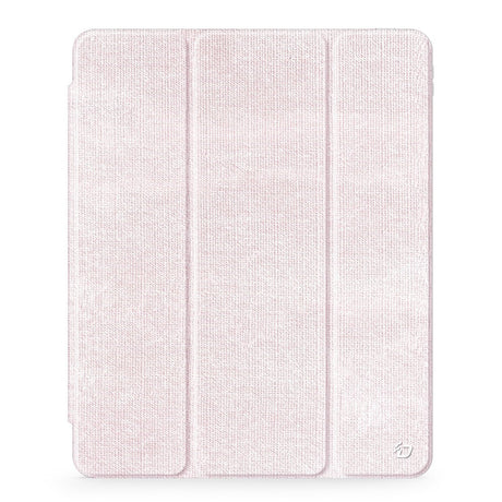iPad Air 13" (2026 / 2025 / 2024) DUX DUCIS Unid Series Tri-Fold Flip Deksel - Gjennomsiktig / Pink