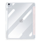 iPad Air 13" (2026 / 2025 / 2024) DUX DUCIS Unid Series Tri-Fold Flip Deksel - Gjennomsiktig / Pink