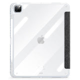 iPad Pro 13" (2025 / 2024) DUX DUCIS Unid Series Tri-Fold Flip Deksel - Gjennomsiktig / Svart