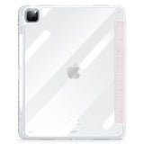 iPad Pro 13" (2025 / 2024) DUX DUCIS Unid Series Tri-Fold Flip Deksel - Gjennomsiktig / Pink