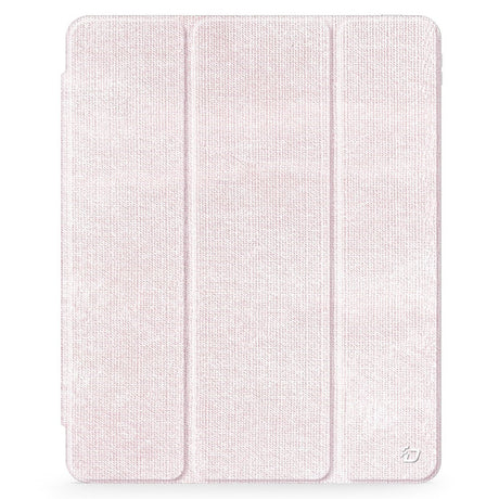 iPad Pro 13" (2025 / 2024) DUX DUCIS Unid Series Tri-Fold Flip Deksel - Gjennomsiktig / Pink