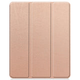 EIDERWOOD iPad Air 13" (2026 / 2025 / 2024) Tri-Fold Kunst Skinn Deksel med Apple Pencil Holder - Rose Gold