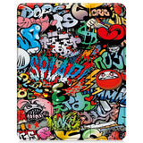 EIDERWOOD iPad Air 13" (2026 / 2025 / 2024) Tri-Fold Kunstskinn Flip Deksel m. Våkne / Sove Funksjon - Graffiti