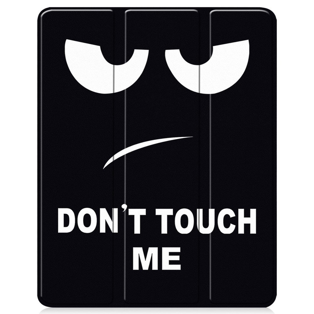 EIDERWOOD iPad Air 13" (2026 / 2025 / 2024) Tri-Fold Kunstskinn Flip Deksel m. Våkne / Sove Funksjon - Don't Touch Me