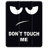 EIDERWOOD iPad Air 13" (2026 / 2025 / 2024) Tri-Fold Kunstskinn Flip Deksel m. Våkne / Sove Funksjon - Don't Touch Me