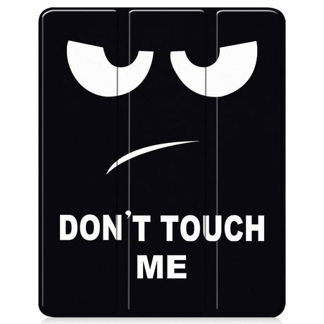 EIDERWOOD iPad Air 13" (2026 / 2025 / 2024) Tri-Fold Kunstskinn Flip Deksel m. Våkne / Sove Funksjon - Don't Touch Me