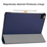 EIDERWOOD iPad Air 13" (2026 / 2025 / 2024) Tri-Fold Skinn Flip Deksel - Blå