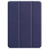 EIDERWOOD iPad Air 13" (2026 / 2025 / 2024) Tri-Fold Skinn Flip Deksel - Blå