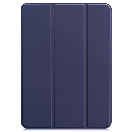 EIDERWOOD iPad Air 13" (2026 / 2025 / 2024) Tri-Fold Skinn Flip Deksel - Blå