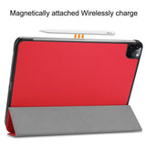 EIDERWOOD iPad Air 13" (2026 / 2025 / 2024) Tri-Fold Skinn Flip Deksel - Rød