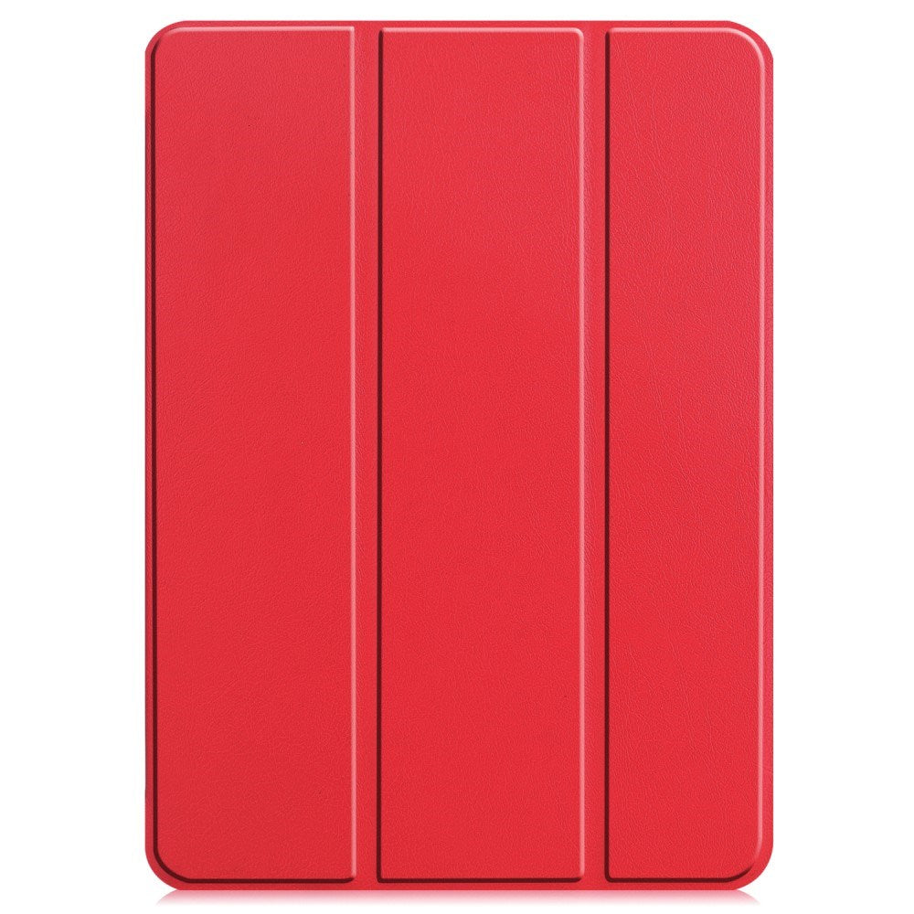 EIDERWOOD iPad Air 13" (2026 / 2025 / 2024) Tri-Fold Skinn Flip Deksel - Rød