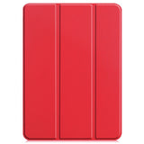 EIDERWOOD iPad Air 13" (2026 / 2025 / 2024) Tri-Fold Skinn Flip Deksel - Rød