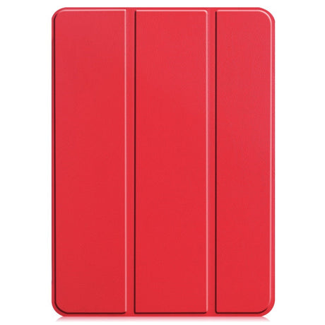 EIDERWOOD iPad Air 13" (2026 / 2025 / 2024) Tri-Fold Skinn Flip Deksel - Rød