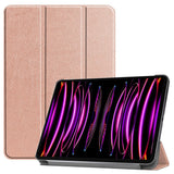 EIDERWOOD iPad Air 13" (2026 / 2025 / 2024) Tri-Fold Skinn Flip Deksel - Rose Gold